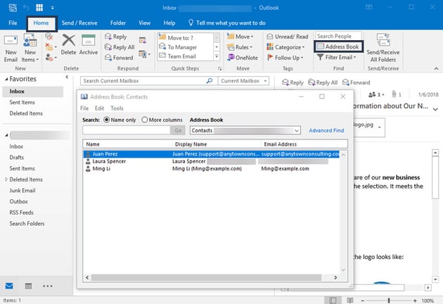 How To Organize Your Outlook Contacts